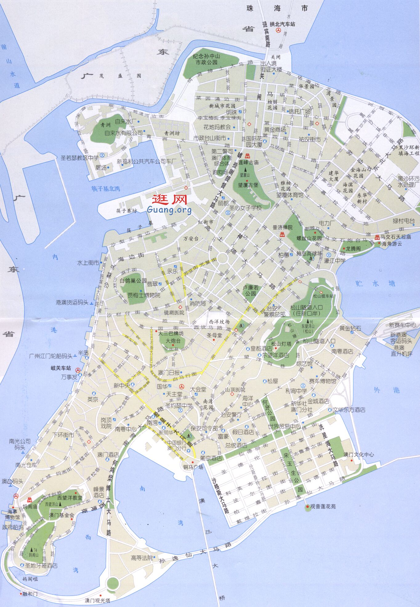 aomen澳门地图
