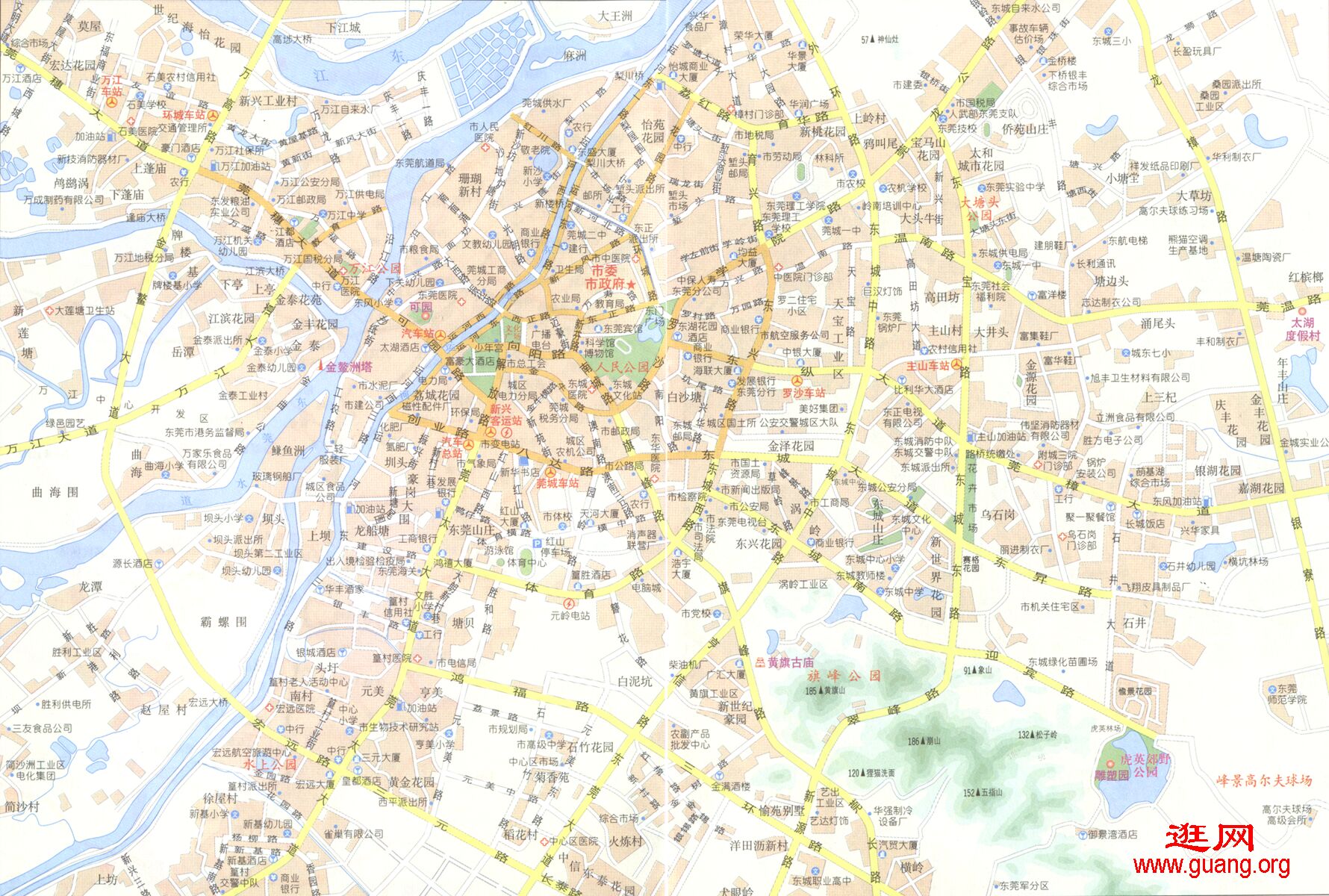 dongguan东莞地图