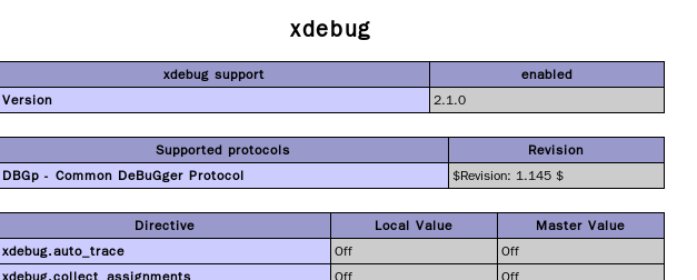 xdebug_installed