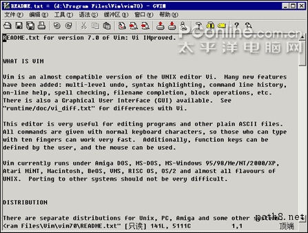 编辑利器——VIM for windows /文本文件编辑器第9张