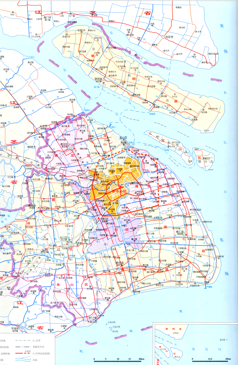 1999年上海市政区